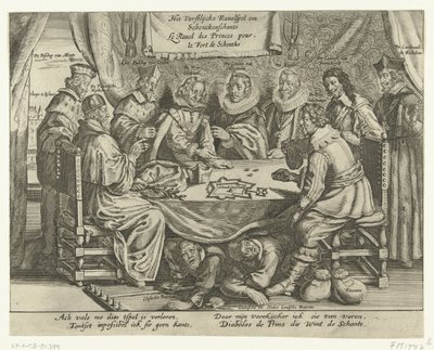The Game at Schenckenschans ، 1635-1636 The Vorstelijcke Ravel Game at Schenckenschants / Le Ravel des Princes pour le Fort de Schentks (العنوان على الكائن) بواسطة سيمون فان دي باس (ربما)