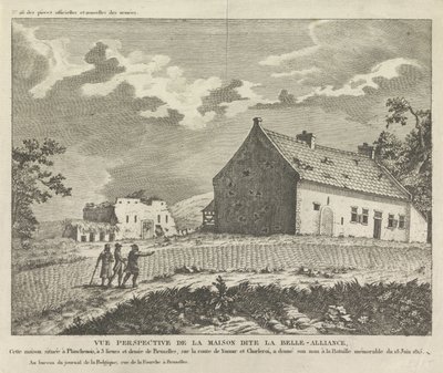 تحالف Huis La Belle عرض منظور للمنزل يسمى La Belle-Alliance ، يقع هذا المنزل في Planchenois (...) (العنوان على الكائن) بواسطة مجهول