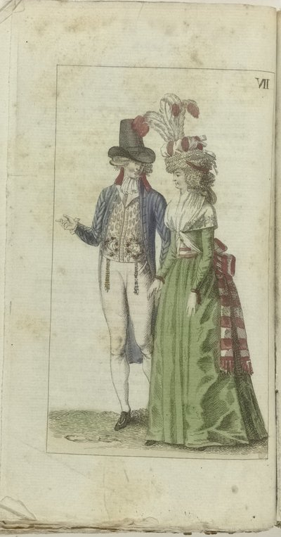 خزانة الأزياء والذوق 1791 ، Bl. 227 بواسطة مجهول