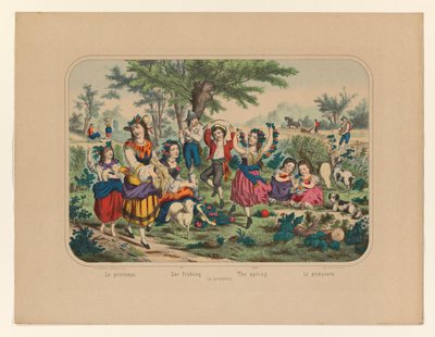 اجتمع Landschap تمثال Le printemps / Der Frühling / الربيع / Lo primavera / Lo primavera (العنوان على الكائن) بواسطة مجهول
