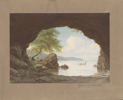 منظر طبيعي بعد اللوحة Fjeldgrotte paa Bornholm بواسطة G.E. ليبرت Fjeldgrotte paa Bornholm (العنوان على الكائن) بواسطة جورج اميل ليبرت