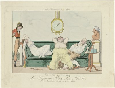 Le Supreme Bon Ton ، 1800-1815 ، رقم 18: Phew ، ما مدى سخونة الجو بواسطة مجهول