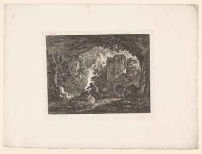 رجل يفر من ثعبان يطبع بعد اللوحات التي رسمها Ignace Duvivier (عنوان السلسلة) ديفرين Sujets Graves et dessinés par Ignace du Vivier: d