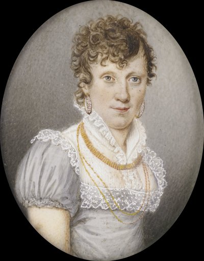 ماريا إليزابيث شرايبر (1765-1822). زوجة جورج ألبريشت ديدريتش بواسطة مجهول