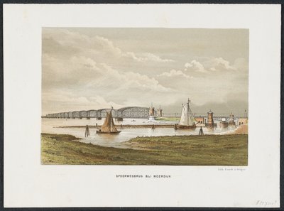 جسر Moerdijk ، 1871 جسر للسكك الحديدية في Moerdijk (العنوان على الكائن) جسور السكك الحديدية الرئيسية في هولندا (عنوان السلسلة) بواسطة بروس وشركاه.