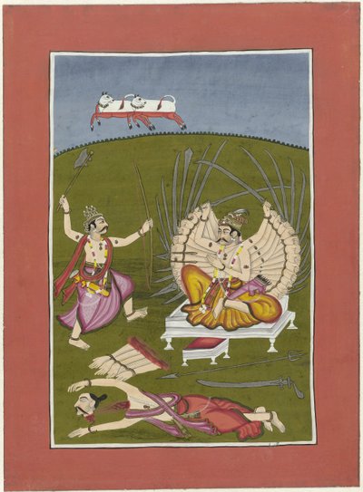 Parasurama (تجسد Vishnu في دور Rama-with-an-ax) أفاتار فيشنو (عنوان المسلسل) بواسطة مجهول