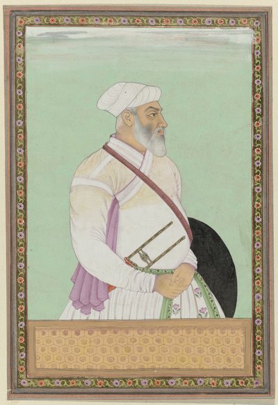 صورة دليل خان ، الوزير الأعظم لأورنجزيب ، كان حاكماً (سوبجار) لمقاطعة ديكان ؛ لقد جاء من روهيلا باتانس بواسطة مجهول