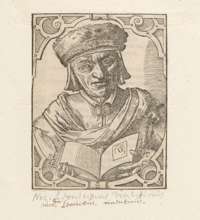 Portret van Niccolò Leoniceno بواسطة موالف توبياس