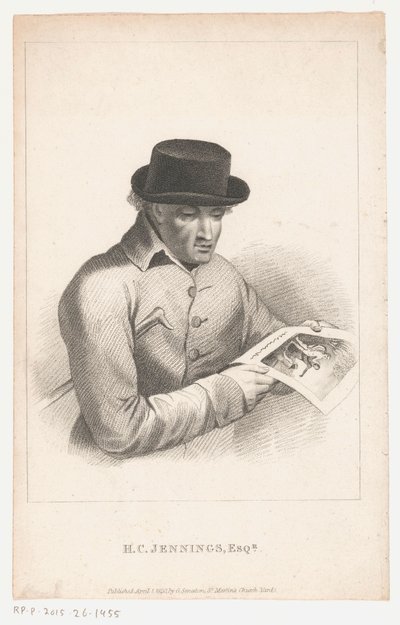 صورة لجامع التحف هنري قسطنطين جينينغز إتش. Jennings ، Esq.r (العنوان على الكائن) بواسطة جورج سميتون