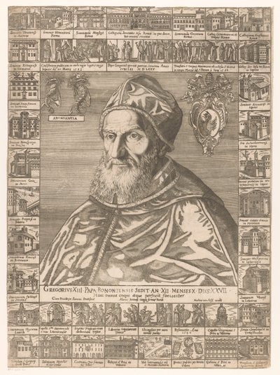 Portret van Paus Gregorius XIII بواسطة مجهول