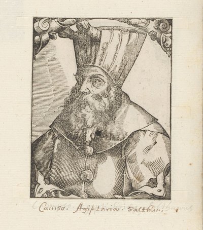 Portret van sultan Al-Ashraf Qansuh al-Ghawri بواسطة موالف توبياس