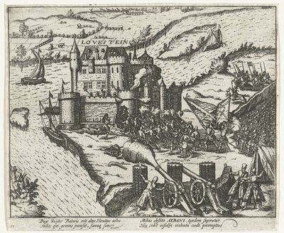 فتحة Loevestein التي اتخذها Herman de Ruiter ، 1570 بواسطة مجهول