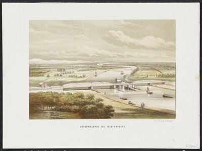 جسر للسكك الحديدية في Westervoort ، 1846 جسر للسكك الحديدية في Westervoort (العنوان على الكائن) جسور السكك الحديدية الرئيسية في هولندا (عنوان السلسلة) بواسطة إمريك وبينجر