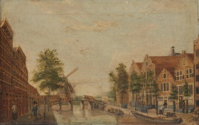 The Brouwersgracht في أمستردام بواسطة مجهول