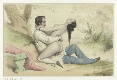 ثلاثة أزواج يمارسون الجنس مغازلة الزوجين في المناظر الطبيعية ثلاثة أزواج يمارسون الحب (عنوان المسلسل) بواسطة مجهول