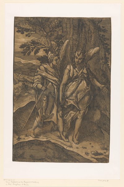 Tobias en de engel بواسطة Raffaellino da Reggio