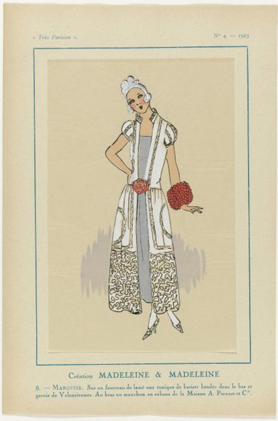 باريسي للغاية ، 1923 ، رقم 4: 8. - ماركيز. على غمد ... بواسطة مجهول