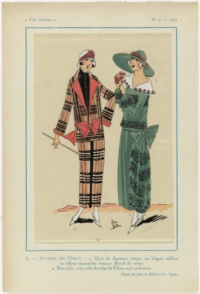 باريسي للغاية ، 1923 ، رقم 5: 5.- يوم التنانين ... بواسطة مجهول