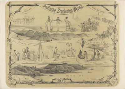 عالم طالب دلفت ، 1876 Delta Student World (العنوان على الكائن) بواسطة إمريك وبينجر