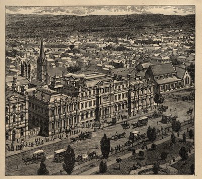 Adelaide - أستراليا - 1890 - نقش 1890 بواسطة مجهول مجهول