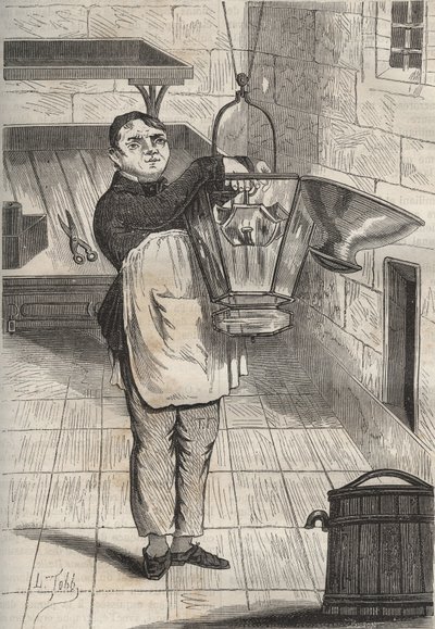 أنثلم كوليت (1785-1840) في باغن دي روشفور. نقش في "تاريخ المحكوم عليهم منذ إنشائهم حتى يومنا هذا" (1877) لبيير زكون (1817-1895) (كولونيا بينالي - مستعمرة جزائية). مجموعة خاصة. بواسطة مجهول مجهول
