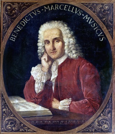 بينيديتو مارسيلو (1686-1739) لوحة ملحن إيطالي مجهول من القرن الثامن عشر. مدينة البندقية بواسطة مجهول مجهول