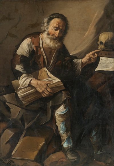 Cassiodore (Cassiodorus: Being) (485- إلى 580) - Cassiodorus match Anonymous ، أوائل القرن السابع عشر. - زيت على قماش بواسطة مجهول مجهول