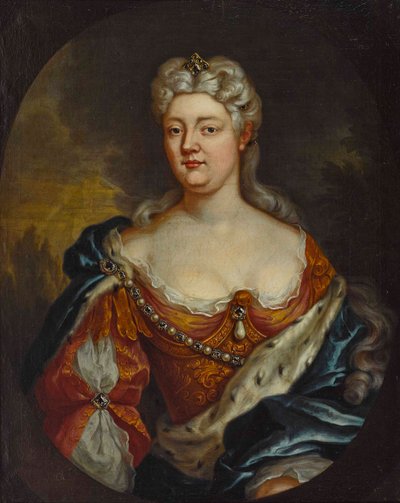 الكونتيسة بالاتين كارولين ناساو ساربروكن (1704-1774) - مجهول. زيت على قماش ، ج. 1725. الأبعاد: 85x67 سم مجموعة خاصة بواسطة مجهول مجهول