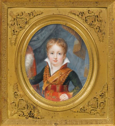 فرديناند فيليب دورليانز - الأمير فرديناند فيليب ، دوق أورليانز (1810-1842) كطفل لا يُعرف باسم مجهول ، - ألوان مائية ، غواش على القرن ، 7،7x6،4 - مجموعة خاصة بواسطة مجهول مجهول