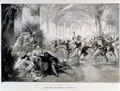 رسم توضيحي لـ Tannhauser بواسطة Wagner بواسطة مجهول مجهول