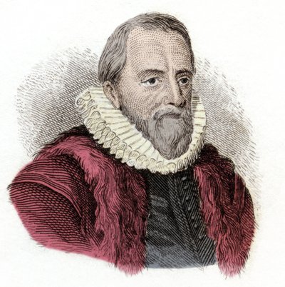 Johan van Oldenbarnevelt (Jean d'Oldenbarnevelt) (1547-1619) ، عسكري هولندي. نقش القرن التاسع عشر. ميلانيز بواسطة مجهول مجهول
