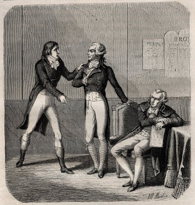 Maximilien Robespierre - Louis de Saint Just (Saint-Just بواسطة مجهول مجهول