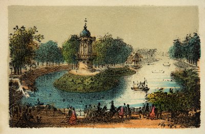باريس 1874: The Bois de Boulogne ، Private Collection بواسطة مجهول مجهول