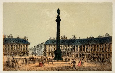 باريس 1874: The Place Vendome ، Private Collection بواسطة مجهول مجهول