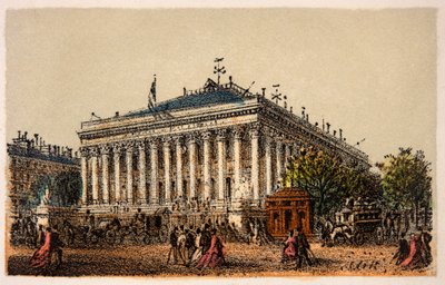 باريس عام 1874: لا بورس ، مجموعة خاصة بواسطة مجهول مجهول