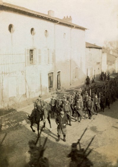 صورة من ألبوم شخصي لملازم مشاة خلال الأشهر الأولى من الحرب العالمية الأولى (1st ، Iere بواسطة مجهول مجهول
