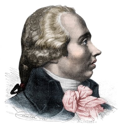 صورة لأدريان ماري ليجيندر (1752-1833) عالم رياضيات فرنسي (ليثو) - صورة لأدريان ماري ليجيندر ، عالم رياضيات فرنسي (1752-1833) - نقش في "Histoire des Girondins" "للفونس دي لامارتين (1790-1869) 1865- 1866 - مجموعة خاصة بواسطة مجهول مجهول