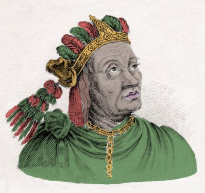صورة لأتاهوالبا (1502-1533) ، آخر إمبراطور لإمبراطورية الإنكا. نقش القرن التاسع عشر. ميلانيز بواسطة مجهول مجهول