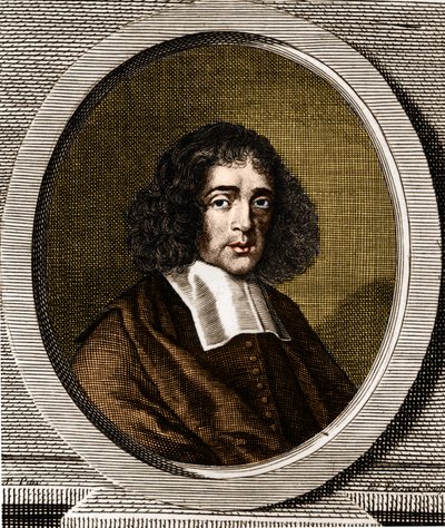 صورة لباروخ سبينوزا (1632-1677) ، الفيلسوف الهولندي ، المعروف أيضًا باسم بنتو دي إسبينوزا أو بينيديكتوس دي سبينوزا أو بينوا دي سبينوزا. بواسطة مجهول مجهول