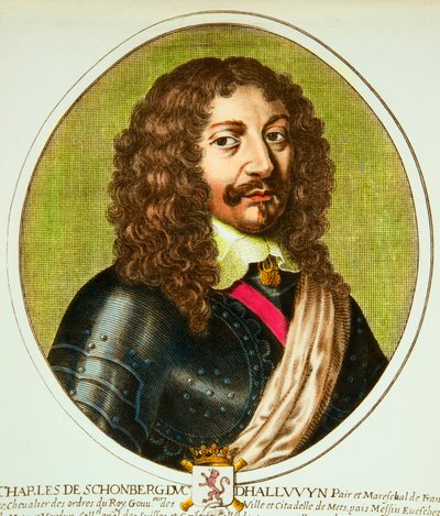 صورة شارل دي شومبيرج (1601-1656) دوق هالوين ، زوج وماريشال فرنسا في عهد لويس الثالث عشر ، مجموعة بريفيه بواسطة مجهول مجهول