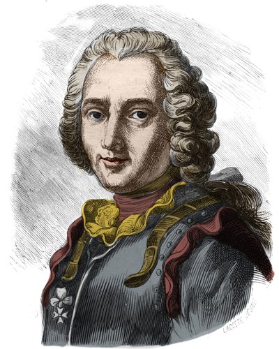 صورة لكلود ، فارس ثم كونت فوربين (1656 - 1733) بحار فرنسي. نقش القرن التاسع عشر. مجموعة خاصة. بواسطة مجهول مجهول