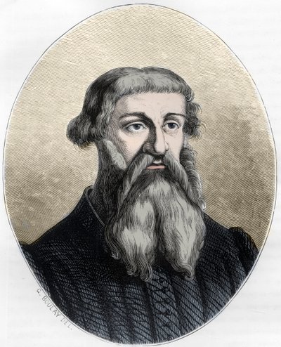 صورة لإتيان دوليه ، باحث فرنسي ومترجم وطابعة - صورة شخصية لإتيان دوليه (1509-1546) ، كاتب وشاعر وطابعة وعالم إنساني فرنسي - نقش عام 1863 في "Le Livre Rouge - Histoire De L'echafaud en France" لدوبراي بواسطة La Maherie - خاص بواسطة مجهول مجهول