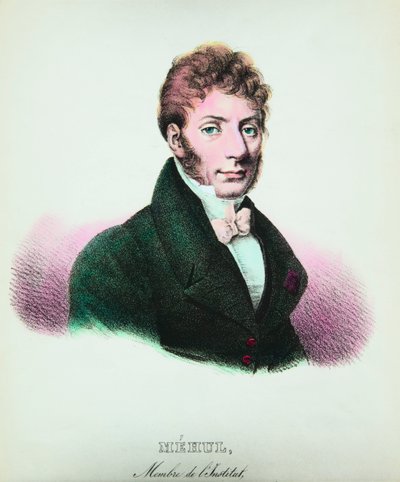 صورة للمؤلف الموسيقي إيتيان نيكولاس ميهول (1763-1817) ، مجموعة بريفيه بواسطة مجهول مجهول