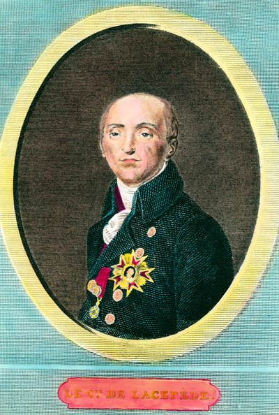 صورة لإتيان دي لا فيل ، كونت دي ليسبيد (1756-1825) ، عالم الطبيعة الفرنسي. نقش مجهول بواسطة مجهول مجهول