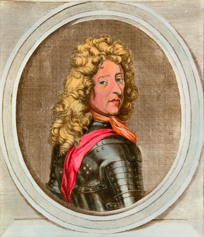 صورة لفريدريك أرماند من شومبرج ، المعروف باسم مارشال شومبيرج (شونبيرج) (1615-1690) قائد الجيش الذي نصب عام 1688 أمير هولندا ورئيس الوزراء ويليام أوف أورانج (1650-1702) ، خلال الثورة المجيدة من E. بواسطة مجهول مجهول