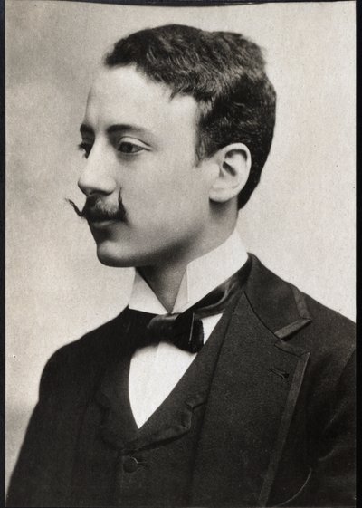 صورة لغابرييل بواسطة أنونزيو (1863-1938) ، كاتب إيطالي. بواسطة مجهول مجهول