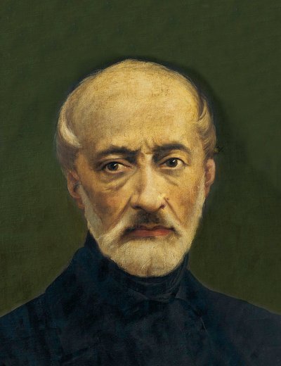 صورة جوزيبي مازيني (1805-1872) ، سياسي إيطالي وقومي. لوحة مجهولة بواسطة مجهول مجهول
