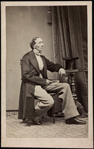 صورة لهانس كريستيان أندرسن (1805-1875) ، مجهول. صورة فوتوغرافية ، حوالي 1865. مجموعة خاصة بواسطة مجهول مجهول