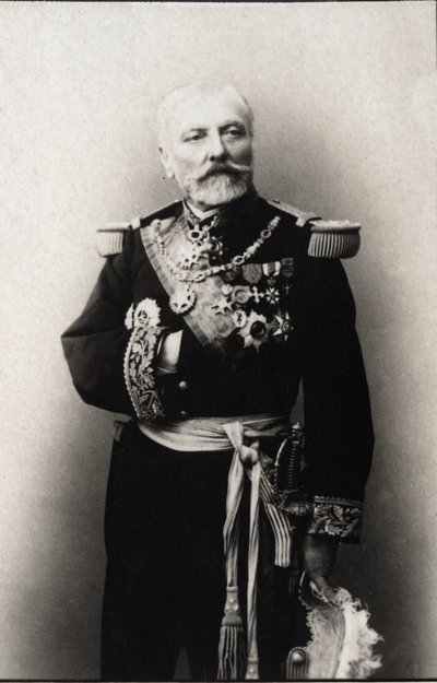 صورة Hyacinthe Laurent Theophile Aube (Admiral Aube) (1826-1890) ، أميرال فرنسي. جمع FPL. بواسطة مجهول مجهول