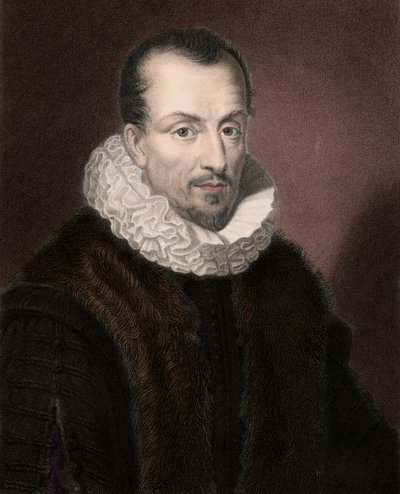 صورة لجاك أوغست (جاك أوغست) بريشة ثوانوس (1553-1617) ، مؤرخ فرنسي ، جامع كتب ورئيس برلمان باريس. بواسطة مجهول مجهول